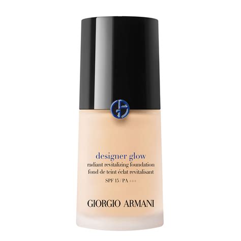 armani glow foundation.